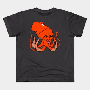 Squidward face Kids T-Shirt